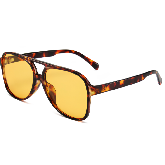 Occhiali da sole aviator oversize retrò Amara