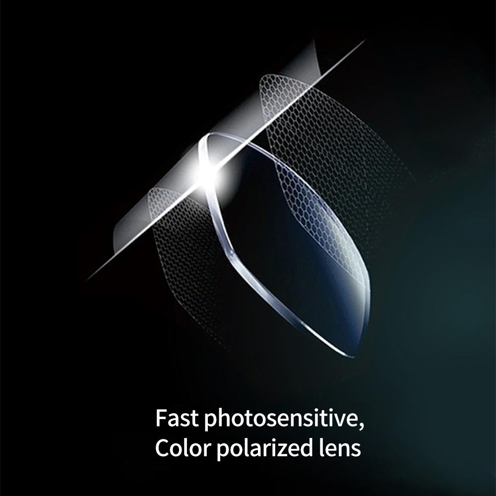 Occhiali da sole fotocromatici con lenti polarizzate antiriflesso