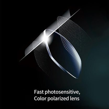 Occhiali da sole fotocromatici con lenti polarizzate antiriflesso