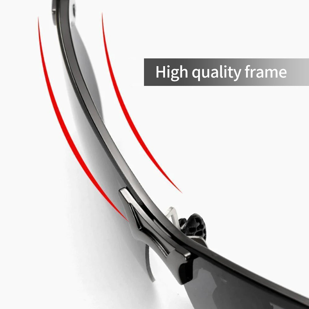 Occhiali da sole fotocromatici con lenti polarizzate antiriflesso