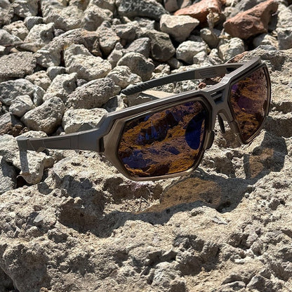 Occhiali da sole sportivi fotocromatici polarizzati con lenti per visione notturna e montatura avvolgente tattica
