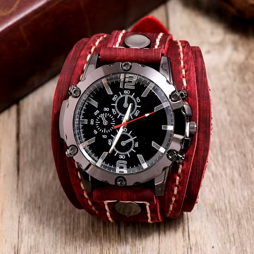 Orologio Classico con Cinturino in Pelle