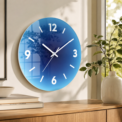 Orologio da parete in vetro Sunset