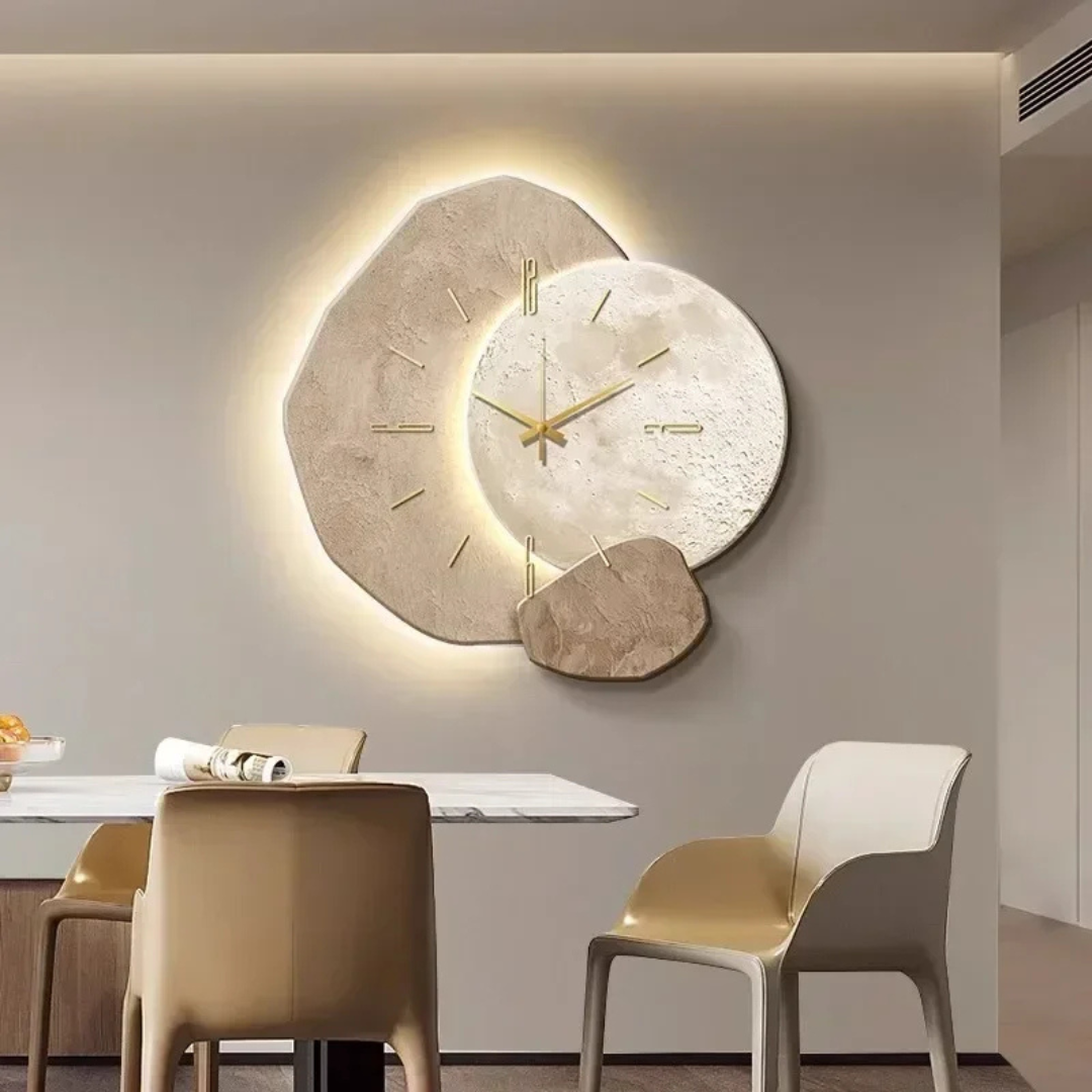 Orologio da parete LED scandinavo per un'eleganza senza tempo