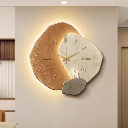 Orologio da parete LED scandinavo per un'eleganza senza tempo