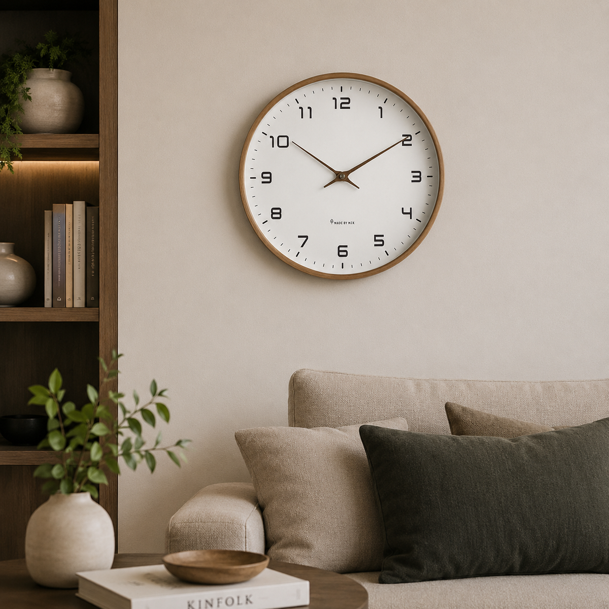 Orologio da parete scandinavo per un'atmosfera elegante