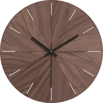 Orologio da parete silenzioso moderno in legno massello – design minimalista Woodline