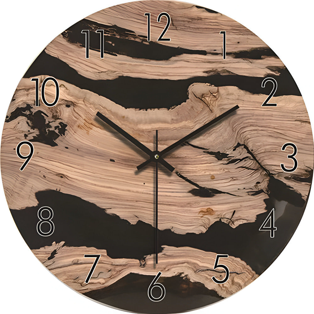 Orologio da parete silenzioso moderno in legno massello – design minimalista Woodline