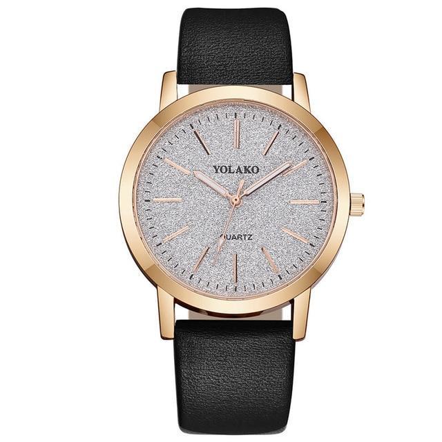 Orologio da polso donna al quarzo analogico con cinturino in similpelle