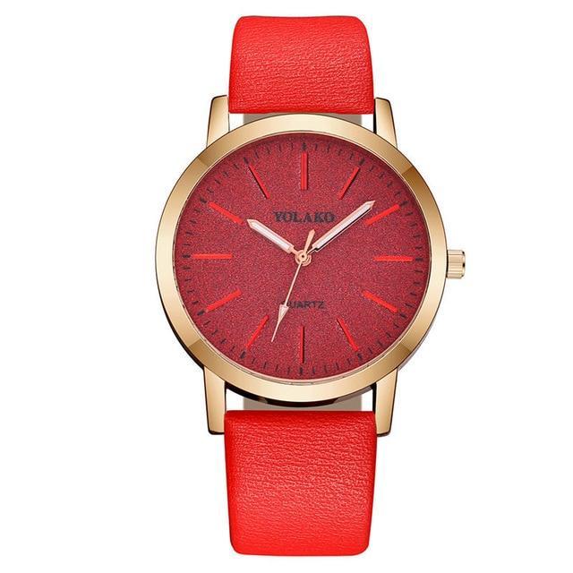 Orologio da polso donna al quarzo analogico con cinturino in similpelle