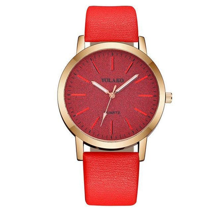 Orologio da polso donna al quarzo analogico con cinturino in similpelle