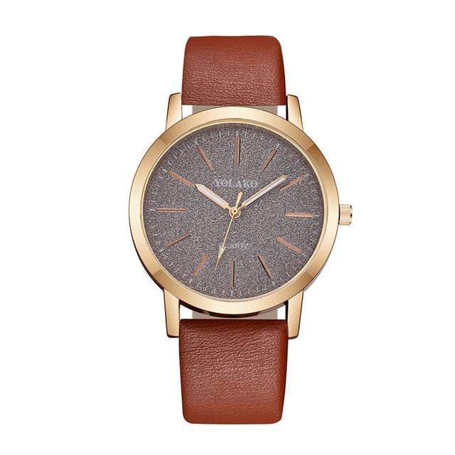 Orologio da polso donna al quarzo analogico con cinturino in similpelle