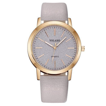 Orologio da polso donna al quarzo analogico con cinturino in similpelle