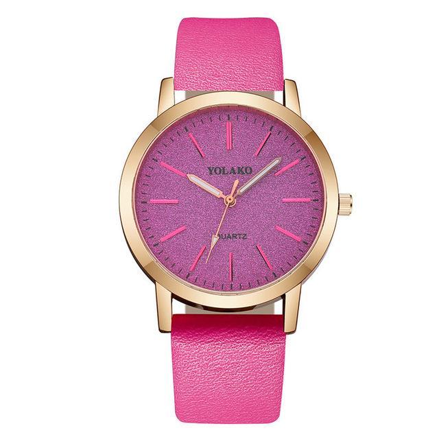 Orologio da polso donna al quarzo analogico con cinturino in similpelle
