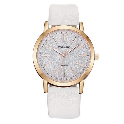 Orologio da polso donna al quarzo analogico con cinturino in similpelle