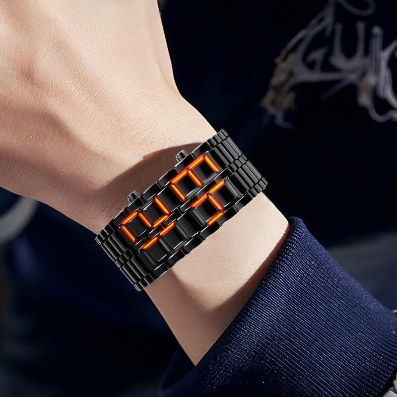 Orologio Lava - Orologio da polso LED unico dal design audace
