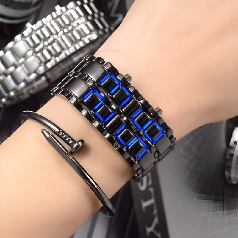 Orologio Lava - Orologio da polso LED unico dal design audace