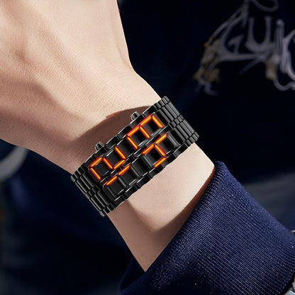 Orologio Lava - Orologio da polso LED unico dal design audace