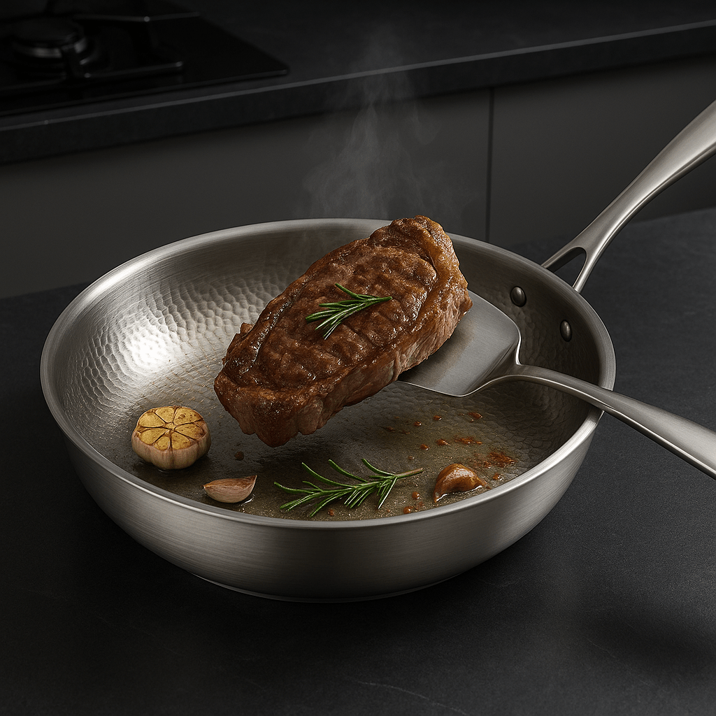 Padella in titanio premium per tutti i piani cottura
