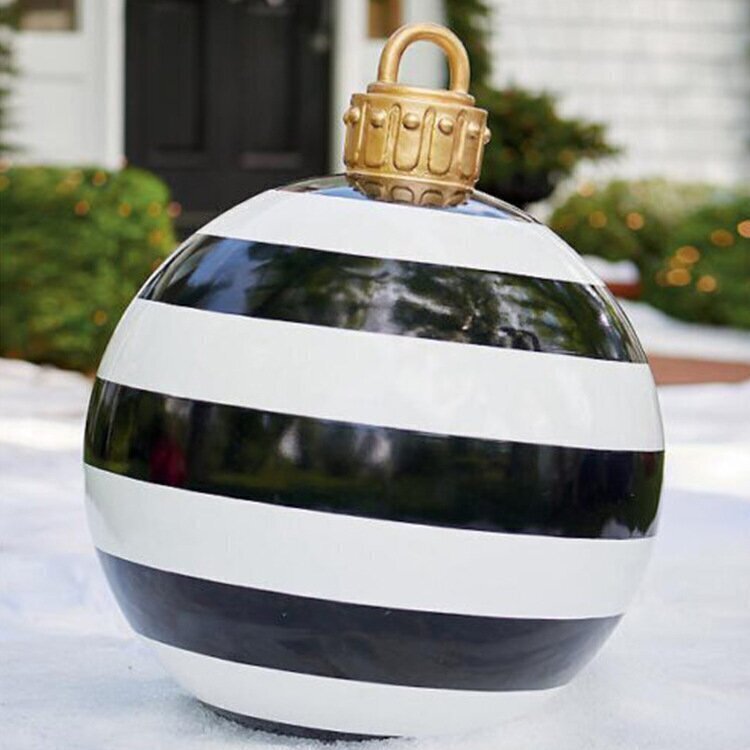 Palla gonfiabile decorata in PVC per esterno Natale