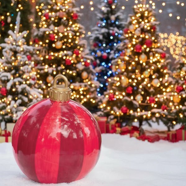 Palle di Natale gonfiabili grandi resistenti alle intemperie per interno ed esterno