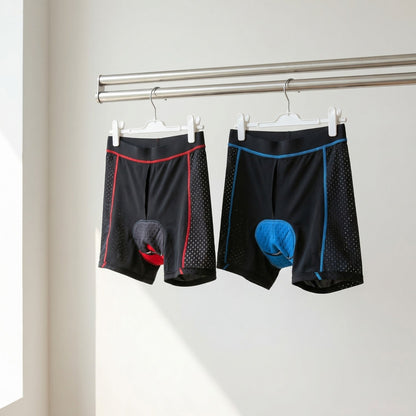 Pantaloncini Imbottiti da Ciclismo da Uomo - Supporto con Cuscinetto in Gel 5D - Intimo Traspirante per Bici