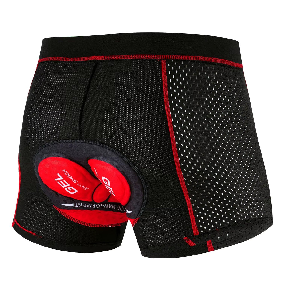 Pantaloncini Imbottiti da Ciclismo da Uomo - Supporto con Cuscinetto in Gel 5D - Intimo Traspirante per Bici