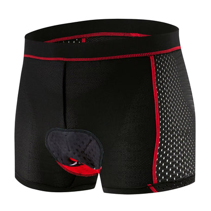 Pantaloncini Imbottiti da Ciclismo da Uomo - Supporto con Cuscinetto in Gel 5D - Intimo Traspirante per Bici