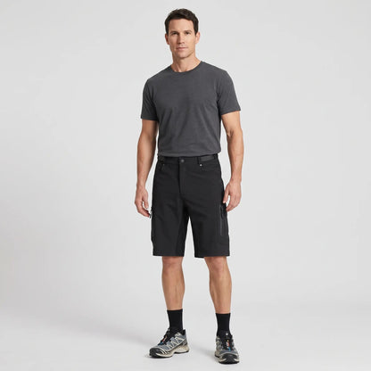 Pantaloncini MTB da uomo con tasche cargo con zip