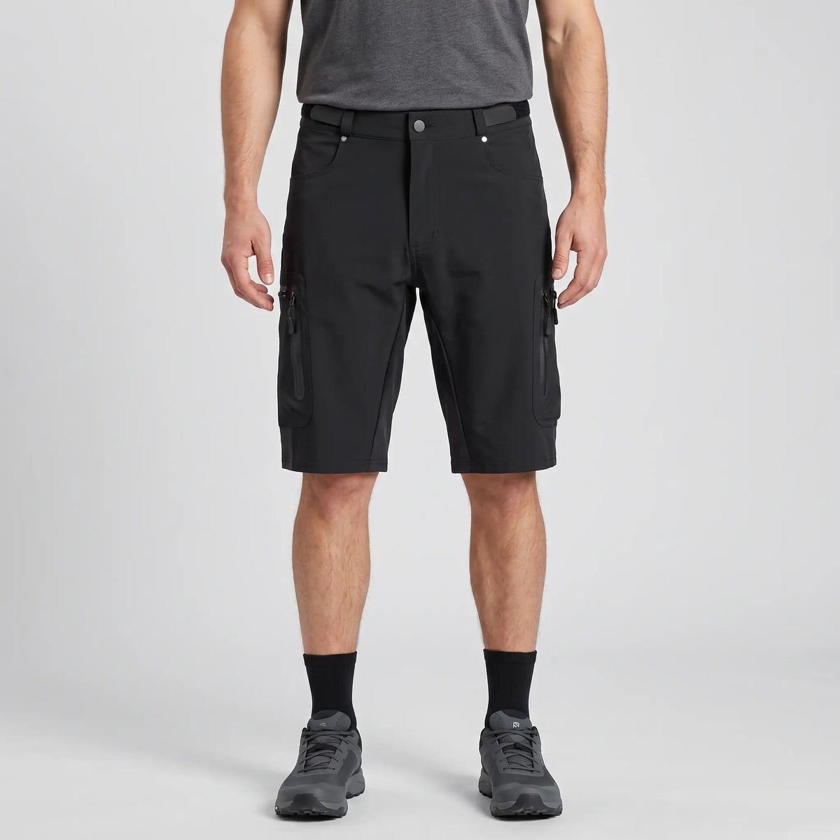 Pantaloncini MTB da uomo con tasche cargo con zip