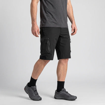 Pantaloncini MTB da uomo con tasche cargo con zip