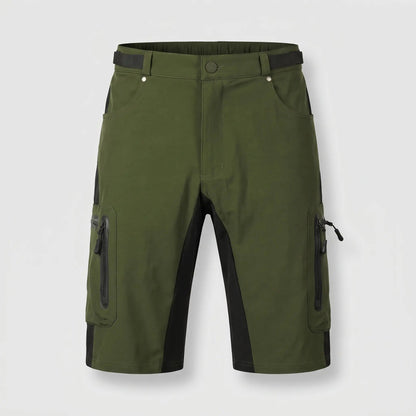 Pantaloncini MTB da uomo con tasche cargo con zip