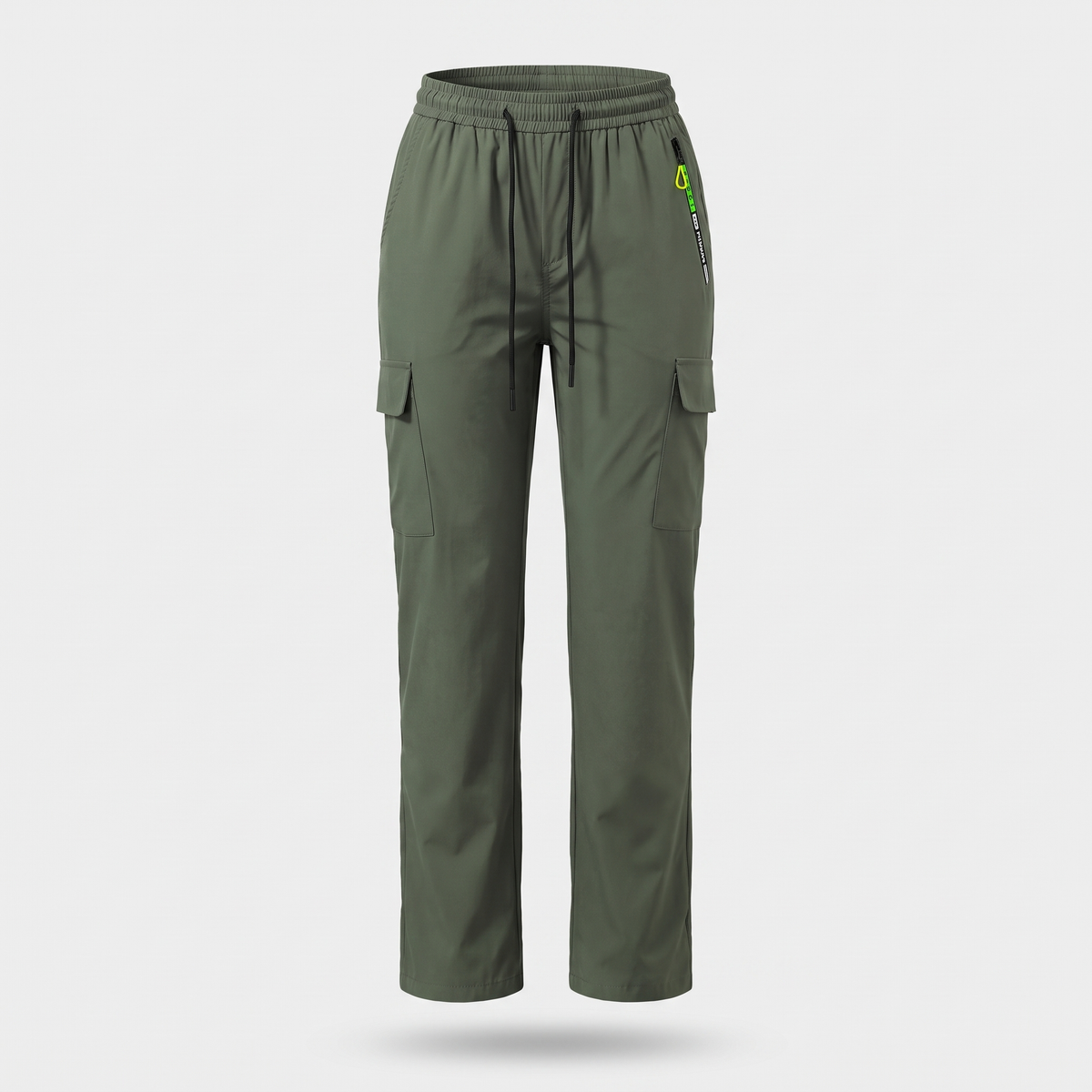 Pantaloni cargo da donna con elastico in vita