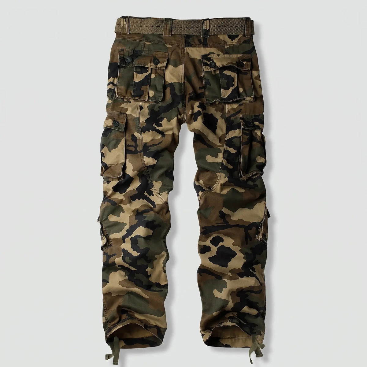 Pantaloni cargo mimetici da uomo - Pantaloni combat - 8 tasche vestibilità comoda