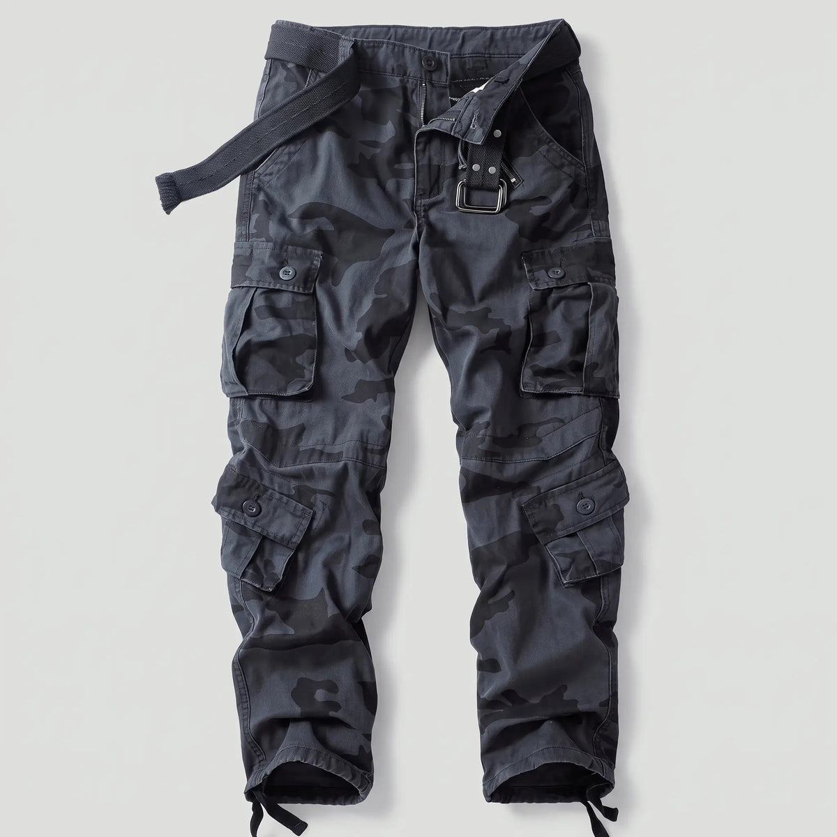 Pantaloni cargo mimetici da uomo - Pantaloni combat - 8 tasche vestibilità comoda