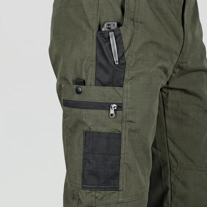 Pantaloni da lavoro da uomo - Pantaloni cargo ripstop - Pantaloni combat