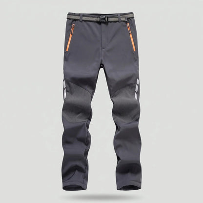 Pantaloni da trekking da uomo foderati in pile e idrorepellenti