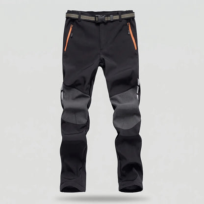 Pantaloni da trekking da uomo foderati in pile e idrorepellenti