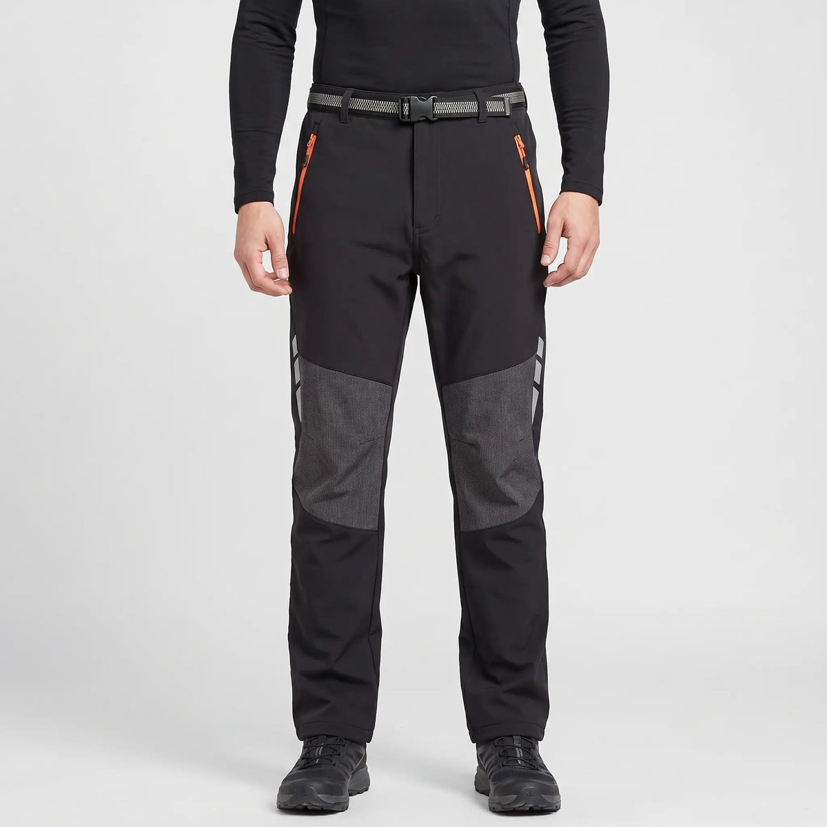 Pantaloni da trekking da uomo foderati in pile e idrorepellenti