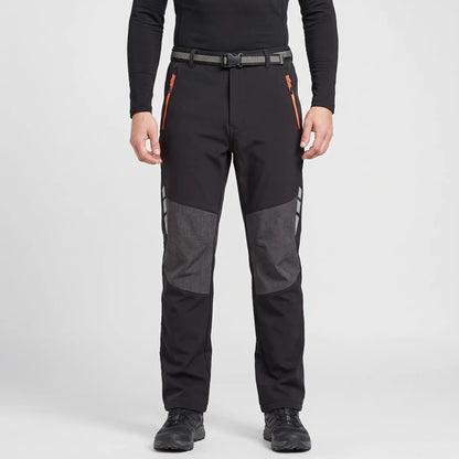 Pantaloni da trekking da uomo foderati in pile e idrorepellenti