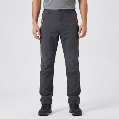 Pantaloni da trekking da uomo foderati in pile e idrorepellenti
