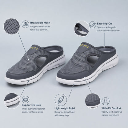Pantofole ortopediche da uomo slip-on