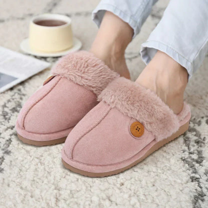 Pantofole riscaldate comode da donna