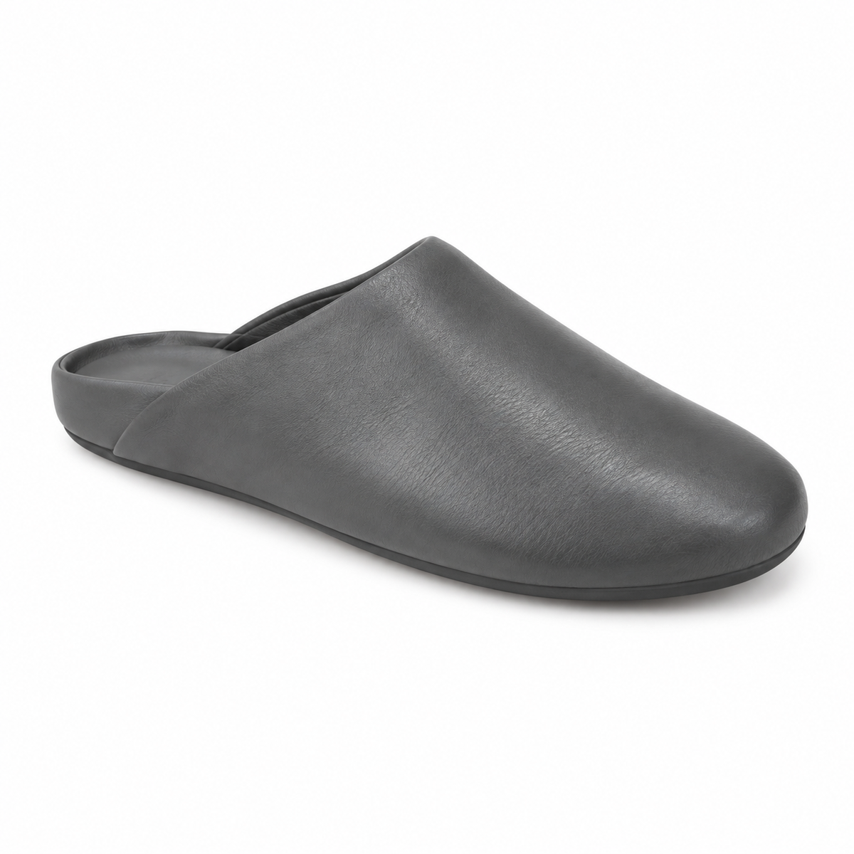 Pantofole da uomo grigie slip-on per uso quotidiano interno
