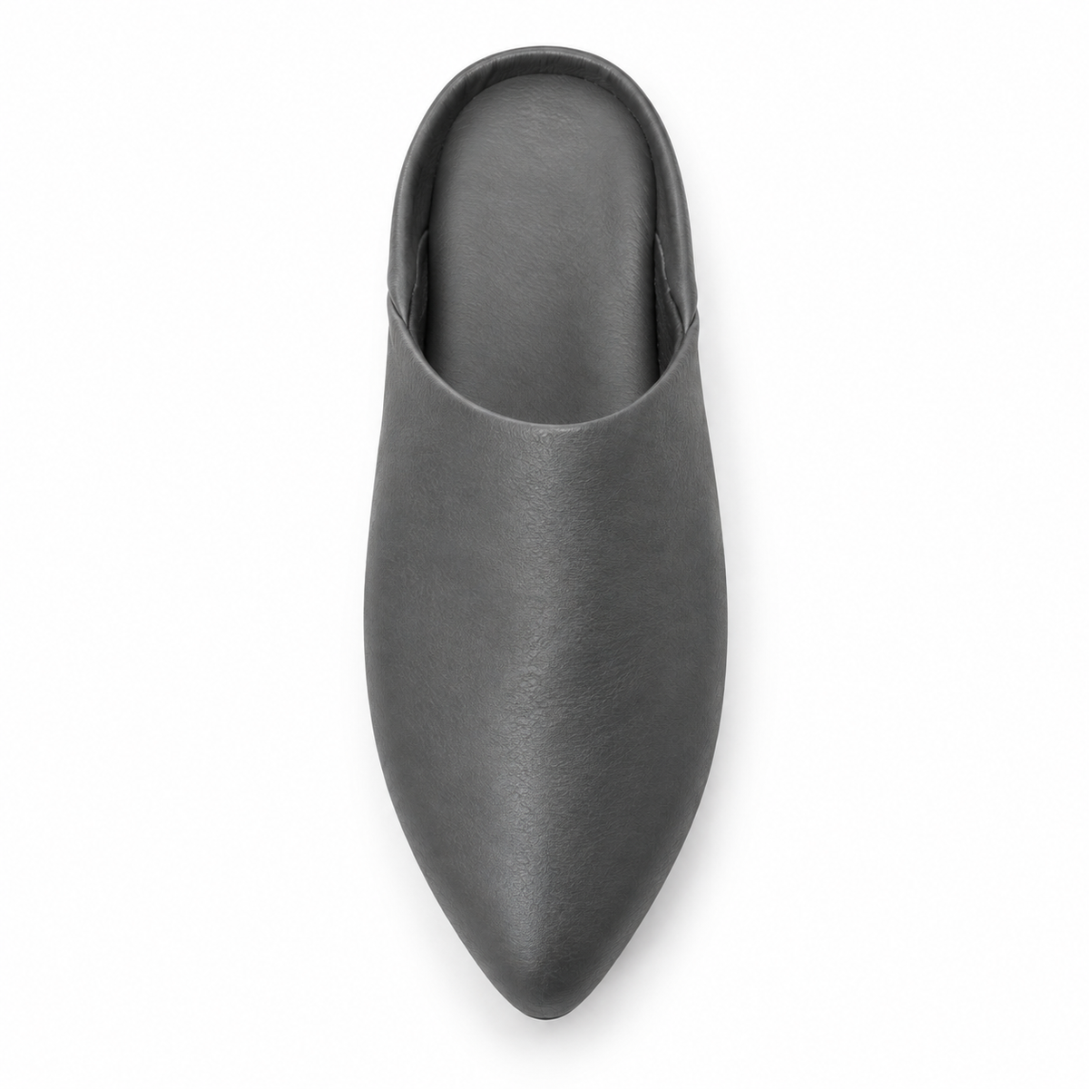 Pantofole da uomo grigie slip-on per uso quotidiano interno