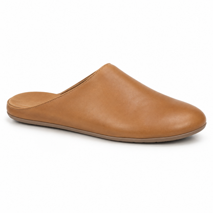 Pantofole da uomo Rassivo slip-on marrone chiaro leggere
