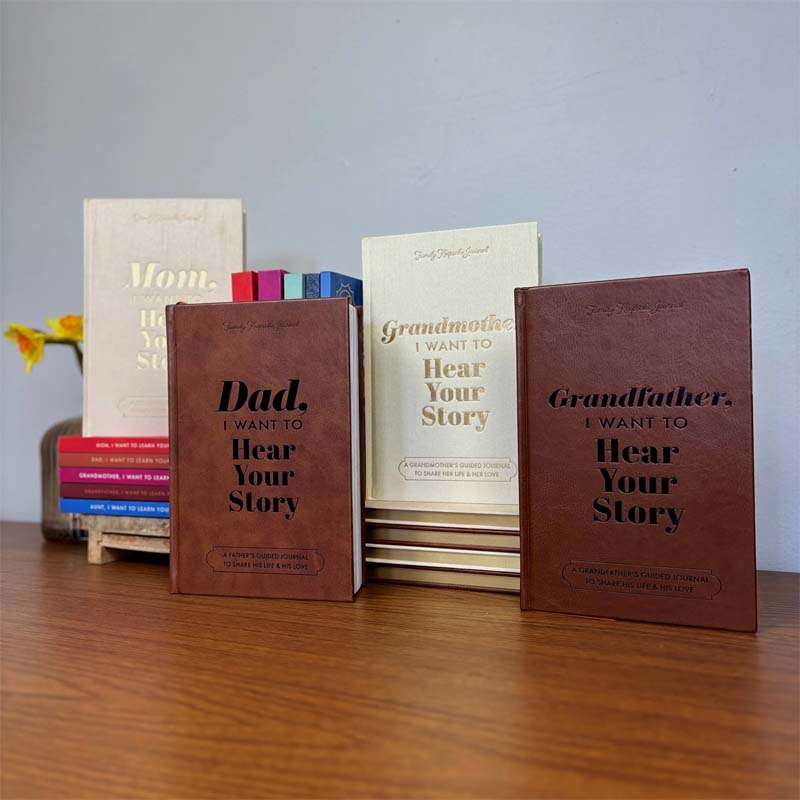 Papà, Voglio Sentire la Tua Storia | Libro Edizione Heritage | Oltre 250 Domande