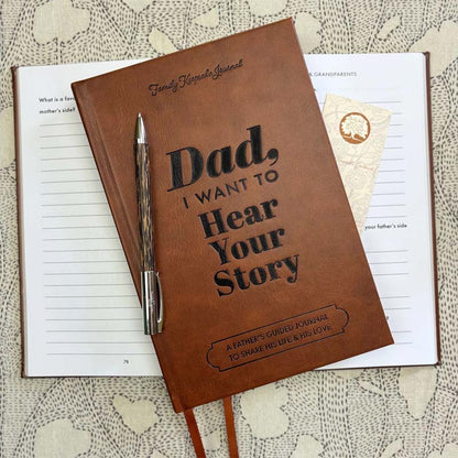 Papà, Voglio Sentire la Tua Storia | Libro Edizione Heritage | Oltre 250 Domande