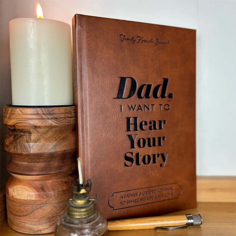 Papà, Voglio Sentire la Tua Storia | Libro Edizione Heritage | Oltre 250 Domande