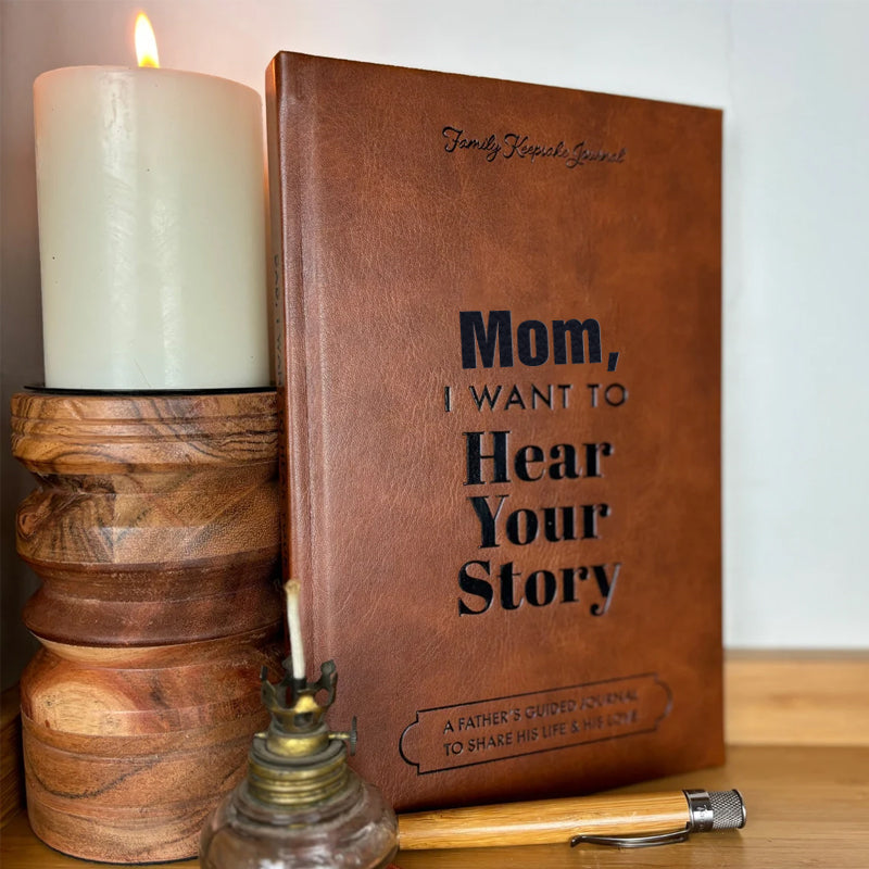 Papà, Voglio Sentire la Tua Storia | Libro Edizione Heritage | Oltre 250 Domande